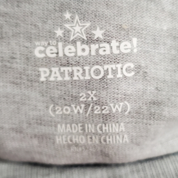 Ways to celebrate! 4th Of July T Shirt Cat American flag 2X - Picture 9 of 10